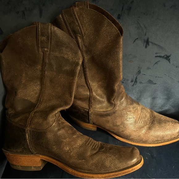 Justin Men's BR Tan Road Western Boots - Tan - Picture 2 of 9